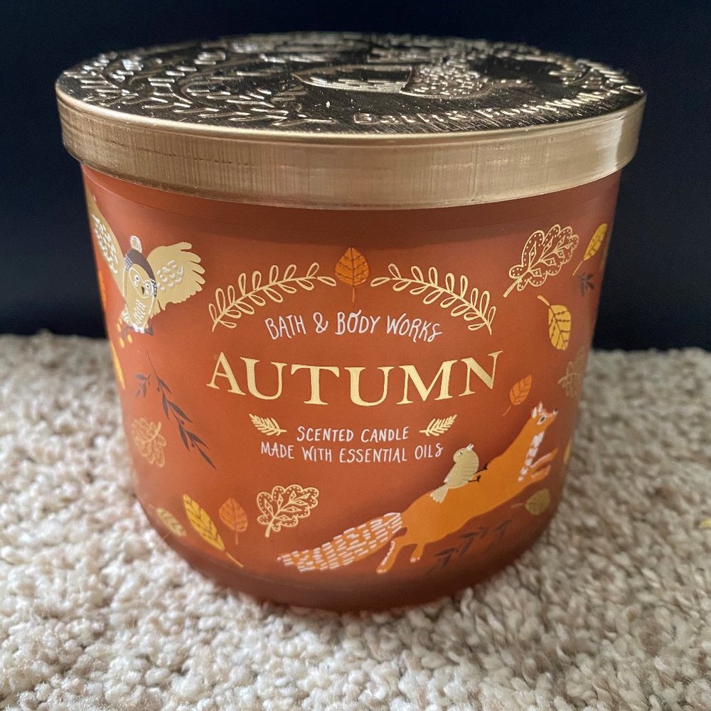 Autumn Bath & Body Works Candle